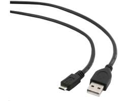 USB nap�jec�/datov� kabel 1,8m  Typ USB A na Micro USB - Zlacen� kontakty - 99 K�