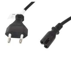 Kabel nap�jec� Europlug na C7 1.8m - 99 K�