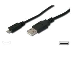USB nap�jec�/datov� kabel 3m  Typ USB A na Micro USB - Zlacen� kontakty - 119 K�