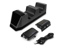 Nab�jec� stanice MIMD-428 pro 2 ovlada�e + 2x baterie pro Xbox One - black (XONE) - 459 K�